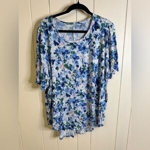 Lane Bryant Floral High-Low Shirt 22/24